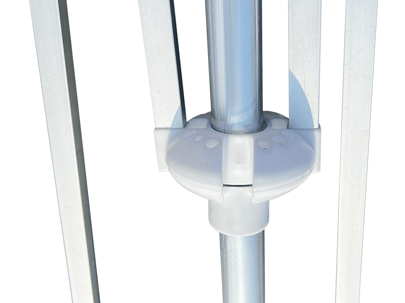 2,8*2,4M 2-rebrasti ukrasni suncobran za plažu