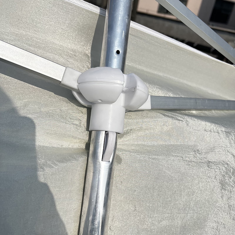 2,8*2,4M 2-rebrasti ukrasni suncobran za plažu