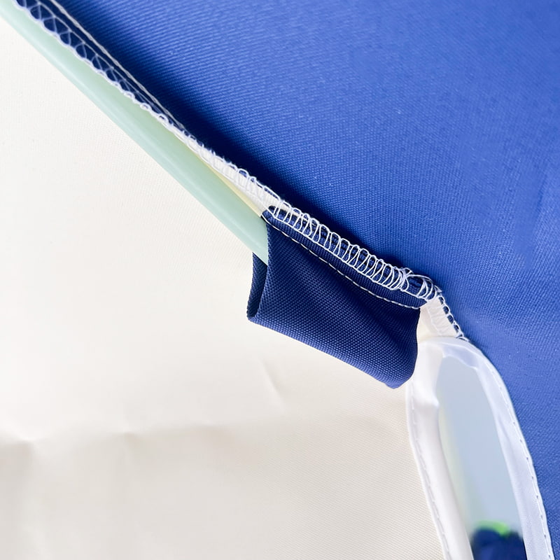 2,5 M plavo-bijeli kišobran pagoda u obliku krpica