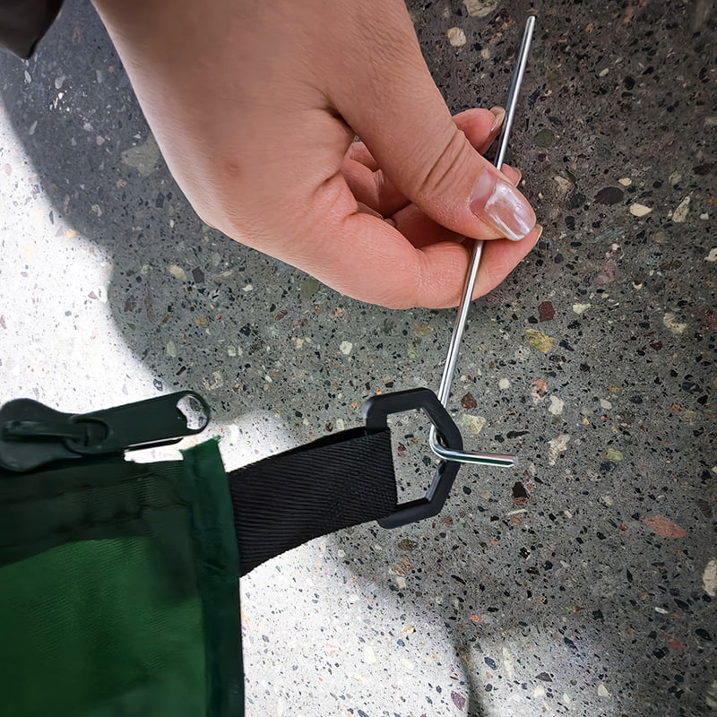 2,2M vojnički zeleni kišobran s baldahinom