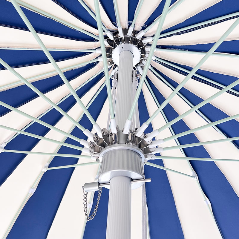 2,5 M plavo-bijeli kišobran pagoda u obliku krpica