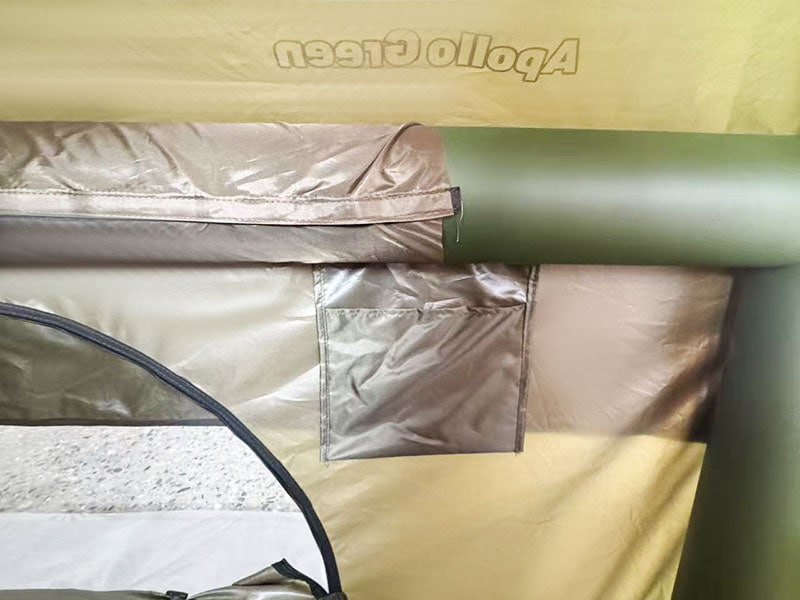 Mali vojnički zeleni šator za kampiranje na napuhavanje