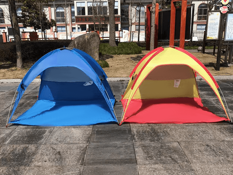 Prostrani vanjski šator za plažu s ventilacijom s tri strane Prostrani vanjski šator za plažu s ventilacijom s tri strane